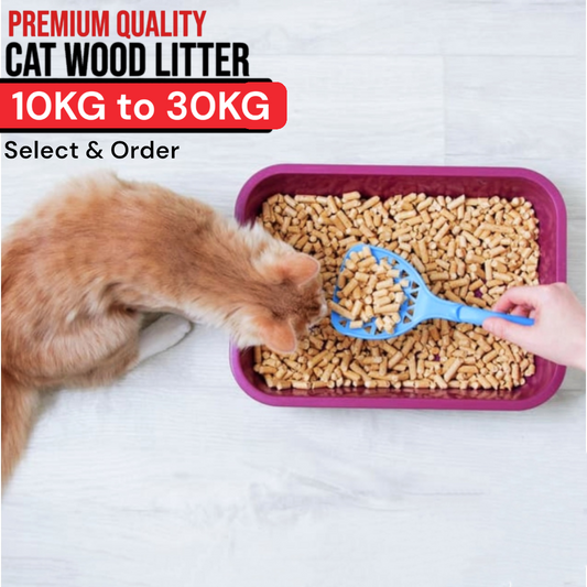 Cat wood litter 10kg to 30kg